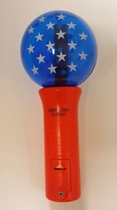 Hobby Lobby July 4th-themed light-up spinners with item number 9130082.